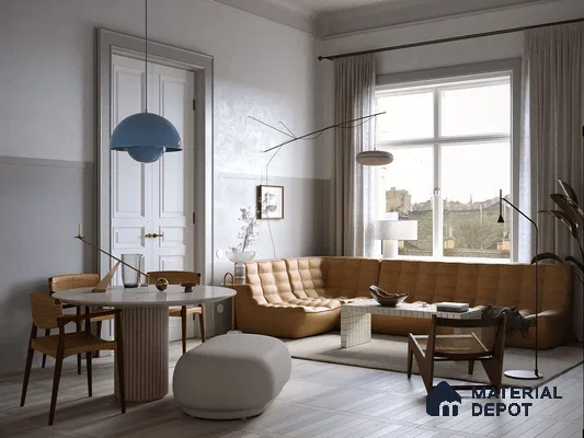 a bathroom with a large tub in the middle of it and wooden flooring next to a large window that has lots of a wooden floor in front of a window covered in painted door, antique rug. Foyer Design,